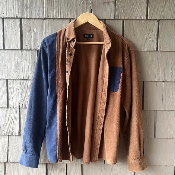 Ronin Division Other - Ronin Division Corduroy Shirt - Sapphire/Bronze (M)